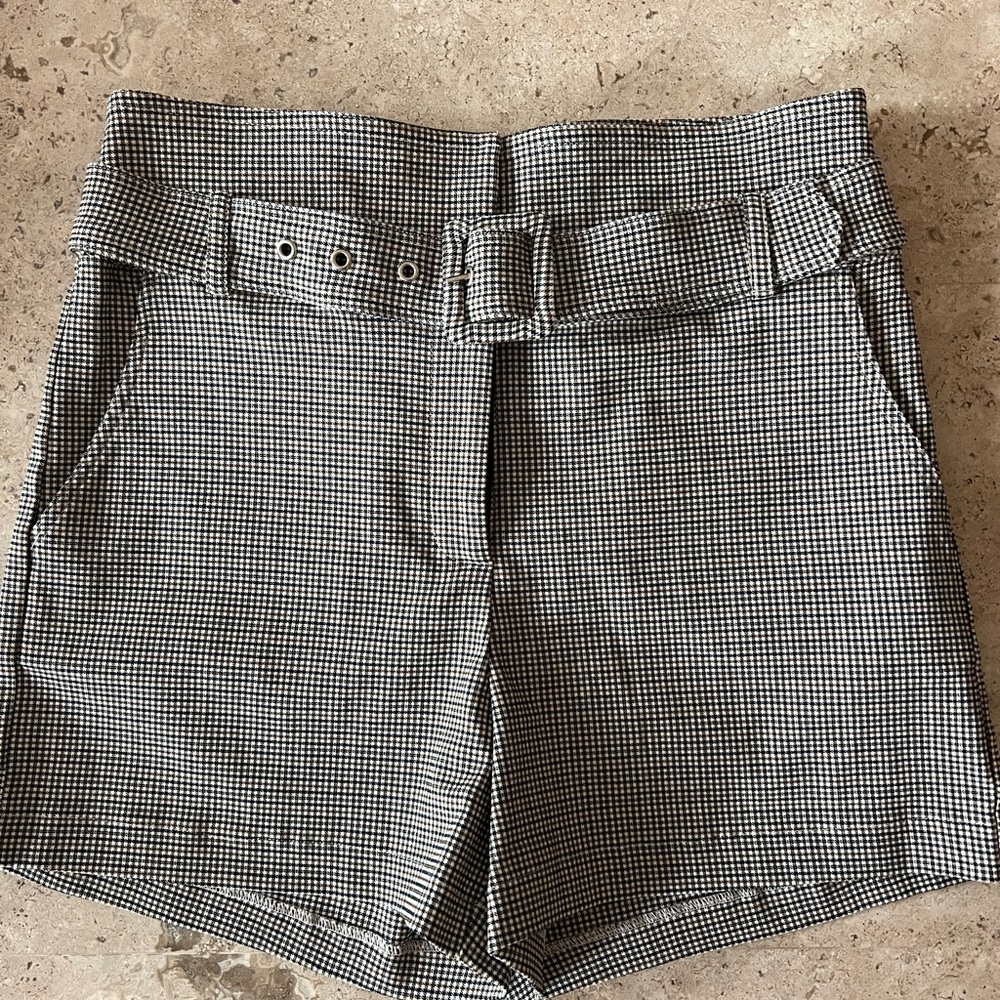 Have Black and White High Waist Women's Shorts